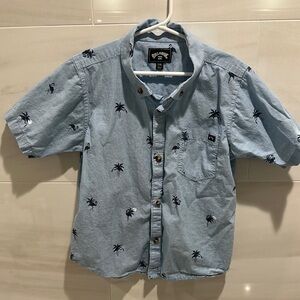 Billabong Kids Blue Palm Tree Shirt